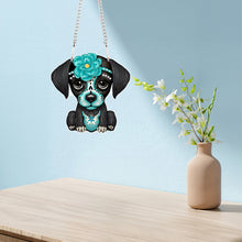 Load image into Gallery viewer, Acrylic Dog Single-Sided Diamond Painting Hanging Pendant for Home Wall Decor