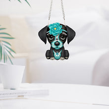 Load image into Gallery viewer, Acrylic Dog Single-Sided Diamond Painting Hanging Pendant for Home Wall Decor