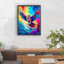 Load image into Gallery viewer, Diamond Painting - Full Round - Soaring colorful owl (30*40CM)