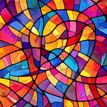 Load image into Gallery viewer, Diamond Painting - Full Round - abstract color blocks (30*30CM)