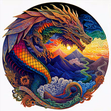 Load image into Gallery viewer, Diamond Painting - Full Round - Brilliant flying dragon (30*30CM)
