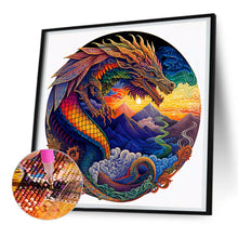 Load image into Gallery viewer, Diamond Painting - Full Round - Brilliant flying dragon (30*30CM)