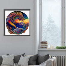 Load image into Gallery viewer, Diamond Painting - Full Round - Brilliant flying dragon (30*30CM)
