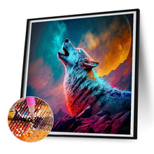 Load image into Gallery viewer, Diamond Painting - Full Round - howling wolf (30*30CM)