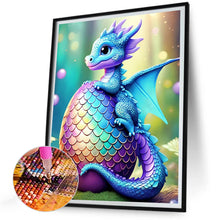 Load image into Gallery viewer, Diamond Painting - Full Round - Colorful dragon holding eggs (30*40CM)