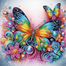 Load image into Gallery viewer, Diamond Painting - Partial Special Shaped - Butterfly (30*30CM)