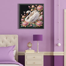 Load image into Gallery viewer, Diamond Painting - Full Round - lotus swan (40*40CM)