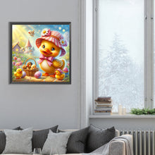 Load image into Gallery viewer, Diamond Painting - Full Round - little yellow duck (30*30CM)