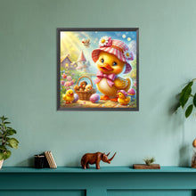 Load image into Gallery viewer, Diamond Painting - Full Round - little yellow duck (30*30CM)