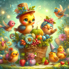 Load image into Gallery viewer, Diamond Painting - Full Round - Fruit and bird (30*30CM)