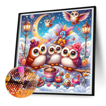Load image into Gallery viewer, Diamond Painting - Full Round - owl (30*30CM)