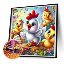 Load image into Gallery viewer, Diamond Painting - Full Round - performing chicks (30*30CM)