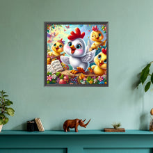 Load image into Gallery viewer, Diamond Painting - Full Round - performing chicks (30*30CM)