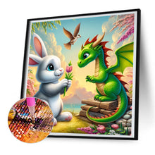 Load image into Gallery viewer, Diamond Painting - Full Round - Rabbit and Dragon (30*30CM)