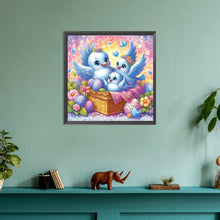 Load image into Gallery viewer, Diamond Painting - Full Round - blue bird (30*30CM)