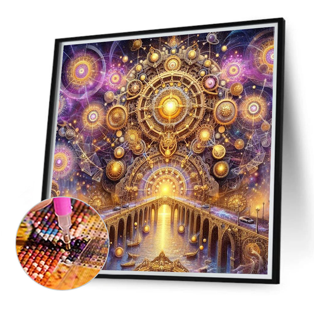 Diamond Painting - Full Round - kaleidoscope of time and space (40*40CM)