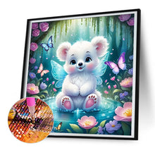 Load image into Gallery viewer, Diamond Painting - Full Round - Garden Butterfly Bear (30*30CM)
