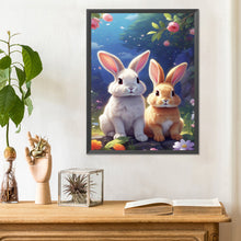 Load image into Gallery viewer, Diamond Painting - Full Round - garden rabbit (30*40CM)