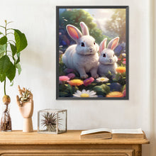 Load image into Gallery viewer, Diamond Painting - Full Round - garden rabbit (30*40CM)