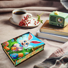 Load image into Gallery viewer, Wooden Rabbit Easter Eggs DIY Special Shaped Diamond Painting Jewelry Organiser