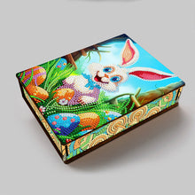 Load image into Gallery viewer, Wooden Rabbit Easter Eggs DIY Special Shaped Diamond Painting Jewelry Organiser
