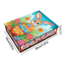 Load image into Gallery viewer, Wooden Rabbit Easter Eggs DIY Special Shaped Diamond Painting Jewelry Organiser