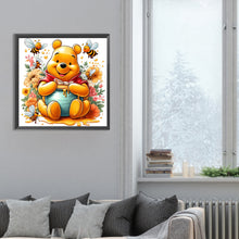 Load image into Gallery viewer, Diamond Painting - Full Round - bear honey jar (30*30CM)