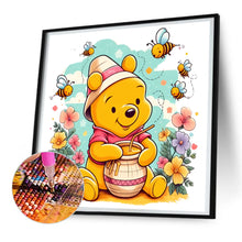 Load image into Gallery viewer, Diamond Painting - Full Round - bear honey jar (30*30CM)