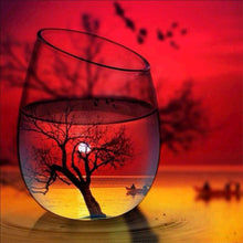 Load image into Gallery viewer, Diamond Painting - Full Round - The view in the cup (40*40CM)