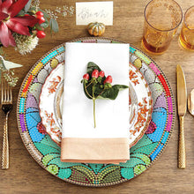 Load image into Gallery viewer, 4 PCS Acrylic Diamond Painted Placemats Kitchen Dish Mat for Kitchen (Flower)