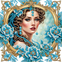 Load image into Gallery viewer, Diamond Painting - Partial Special Shaped - noble lady (30*30CM)