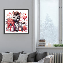 Load image into Gallery viewer, Diamond Painting - Full Round - Heart rose zebra (30*30CM)