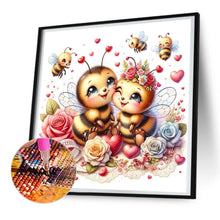 Load image into Gallery viewer, Diamond Painting - Full Round - love rose bee (30*30CM)
