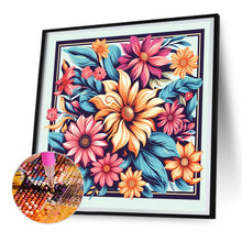 Load image into Gallery viewer, Diamond Painting - Full Round - flower frame (30*30CM)