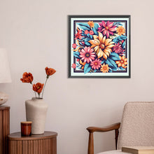 Load image into Gallery viewer, Diamond Painting - Full Round - flower frame (30*30CM)