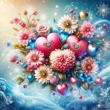 Load image into Gallery viewer, Diamond Painting - Full Round - bouquet (30*30CM)