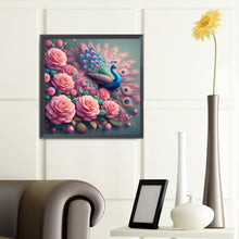 Load image into Gallery viewer, Diamond Painting - Full Round - rose peacock (40*40CM)