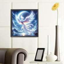 Load image into Gallery viewer, Diamond Painting - Full Round - Phoenix under the moon (40*40CM)