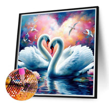 Load image into Gallery viewer, Diamond Painting - Full Round - White Swan (40*40CM)