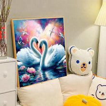 Load image into Gallery viewer, Diamond Painting - Full Round - White Swan (40*40CM)