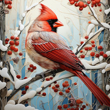 Load image into Gallery viewer, Diamond Painting - Full Round - cardinal (30*30CM)