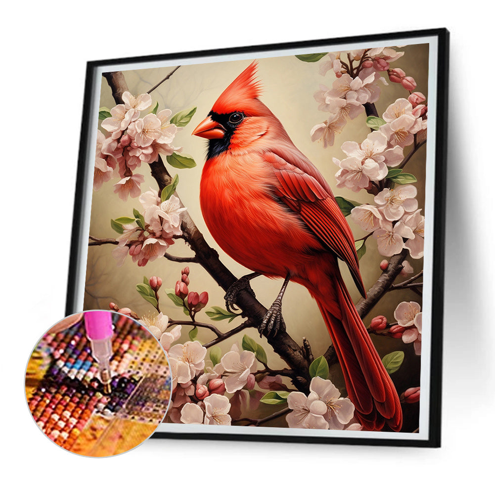 Diamond Painting - Full Round - cardinal (30*30CM)