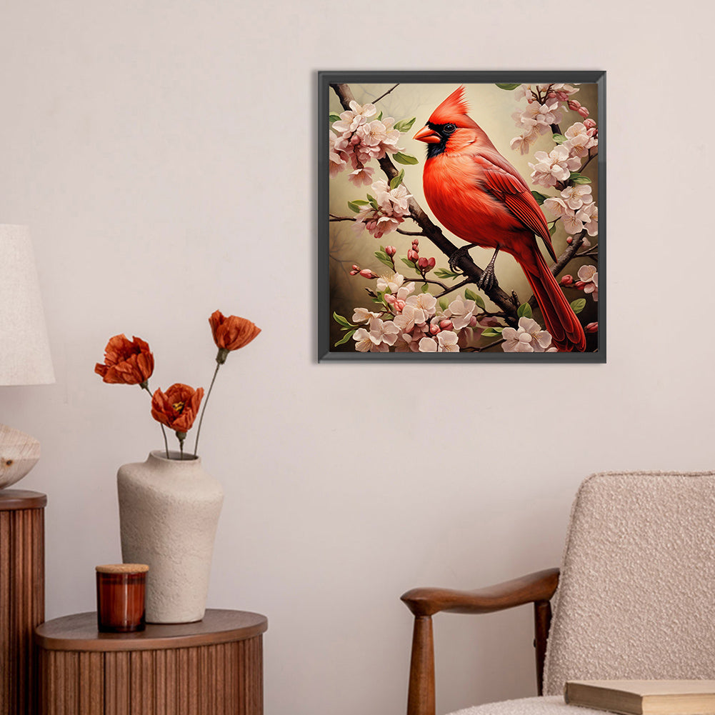 Diamond Painting - Full Round - cardinal (30*30CM)