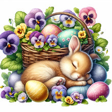 Load image into Gallery viewer, Diamond Painting - Full Square - easter bunny (30*30CM)