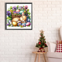 Load image into Gallery viewer, Diamond Painting - Full Square - easter bunny (30*30CM)