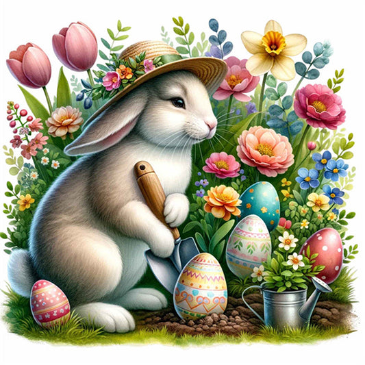 Diamond Painting - Full Square - easter bunny (30*30CM)
