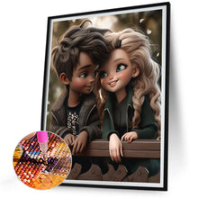 Load image into Gallery viewer, Diamond Painting - Full Round - sweet couple (30*40CM)