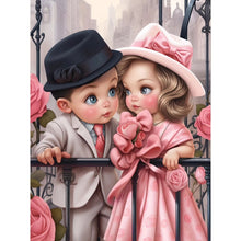 Load image into Gallery viewer, Diamond Painting - Full Round - sweet couple (30*40CM)