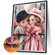 Load image into Gallery viewer, Diamond Painting - Full Round - sweet couple (30*40CM)