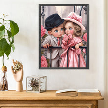 Load image into Gallery viewer, Diamond Painting - Full Round - sweet couple (30*40CM)